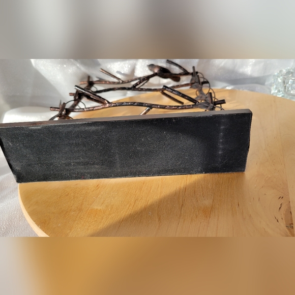 Metal Bronze Color Jewelry Stand Display Storage Holder Ring Necklace Bird - Picture 5 of 9